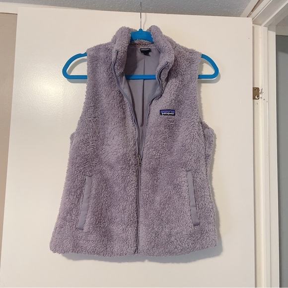 Patagonia Jackets & Blazers - Patagonia Lavender Plush Fleece Vest Size M